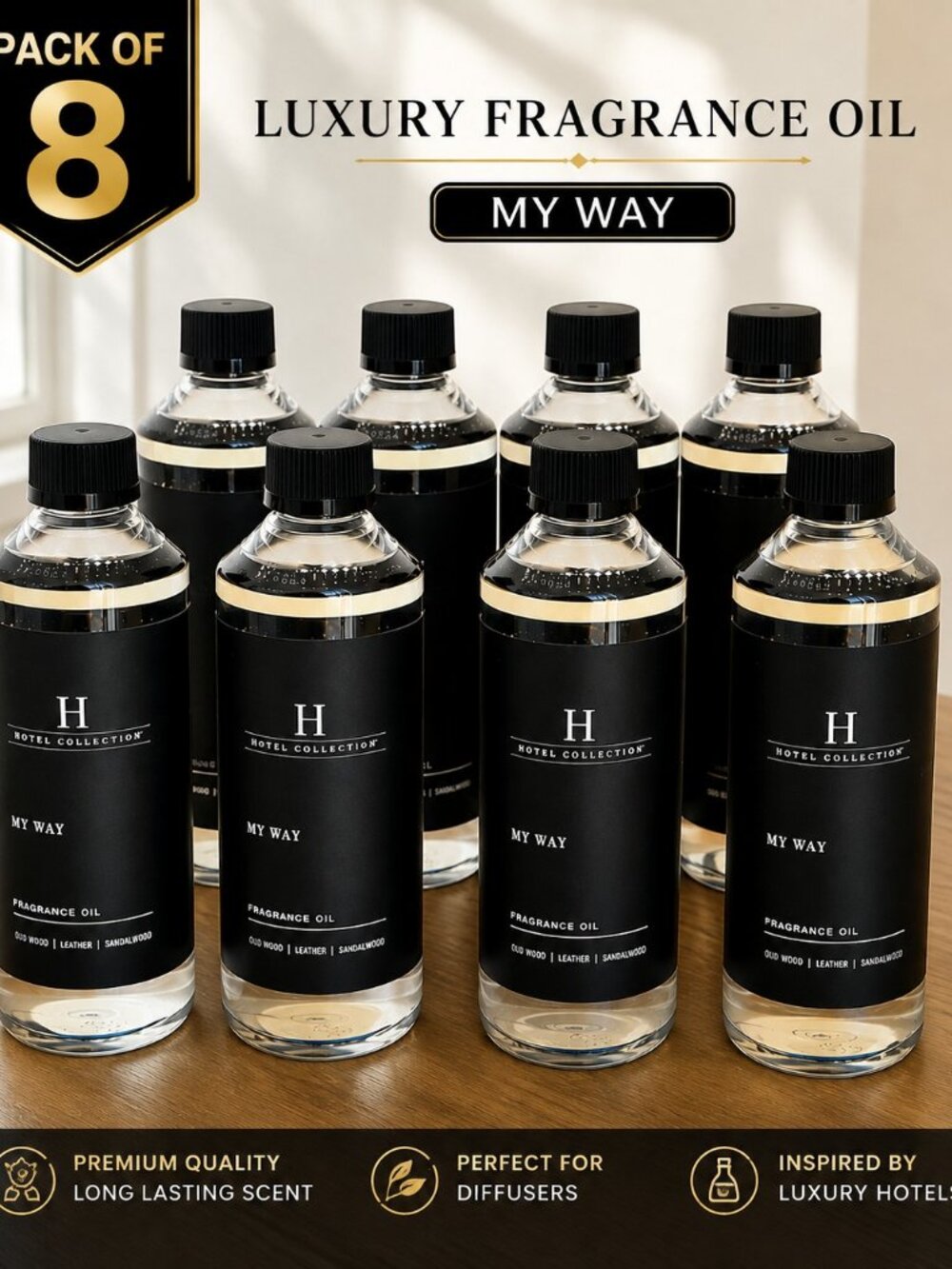 My Way 500ml Diffuser Oil Inspired By 1 Hotel Miami , Hotel Collection Aroma360